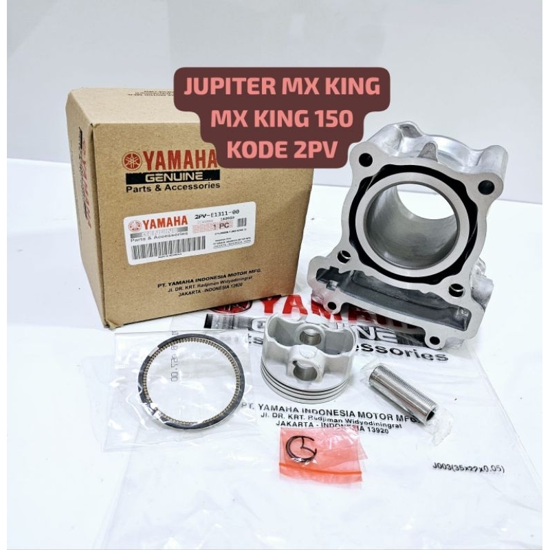 BLOK SEHER JUPITER MX KING NEW MX KING 150 YAMAHA 2PV SET PISTON RING KIT BLOK SILINDER CYLINDER MX 