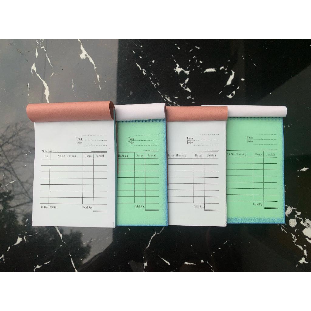 

Nota 2 Ply, Ukuran 1/8 Folio, Nota Mini