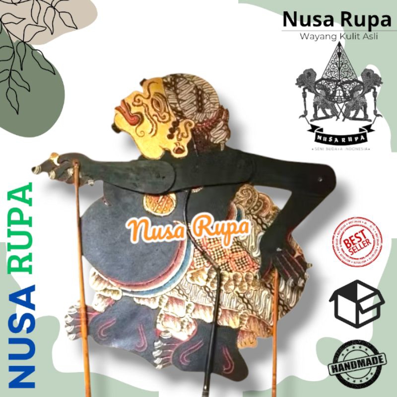 WAYANG Kulit ASLI Alusan PUNAKAWAN CUSTOM
