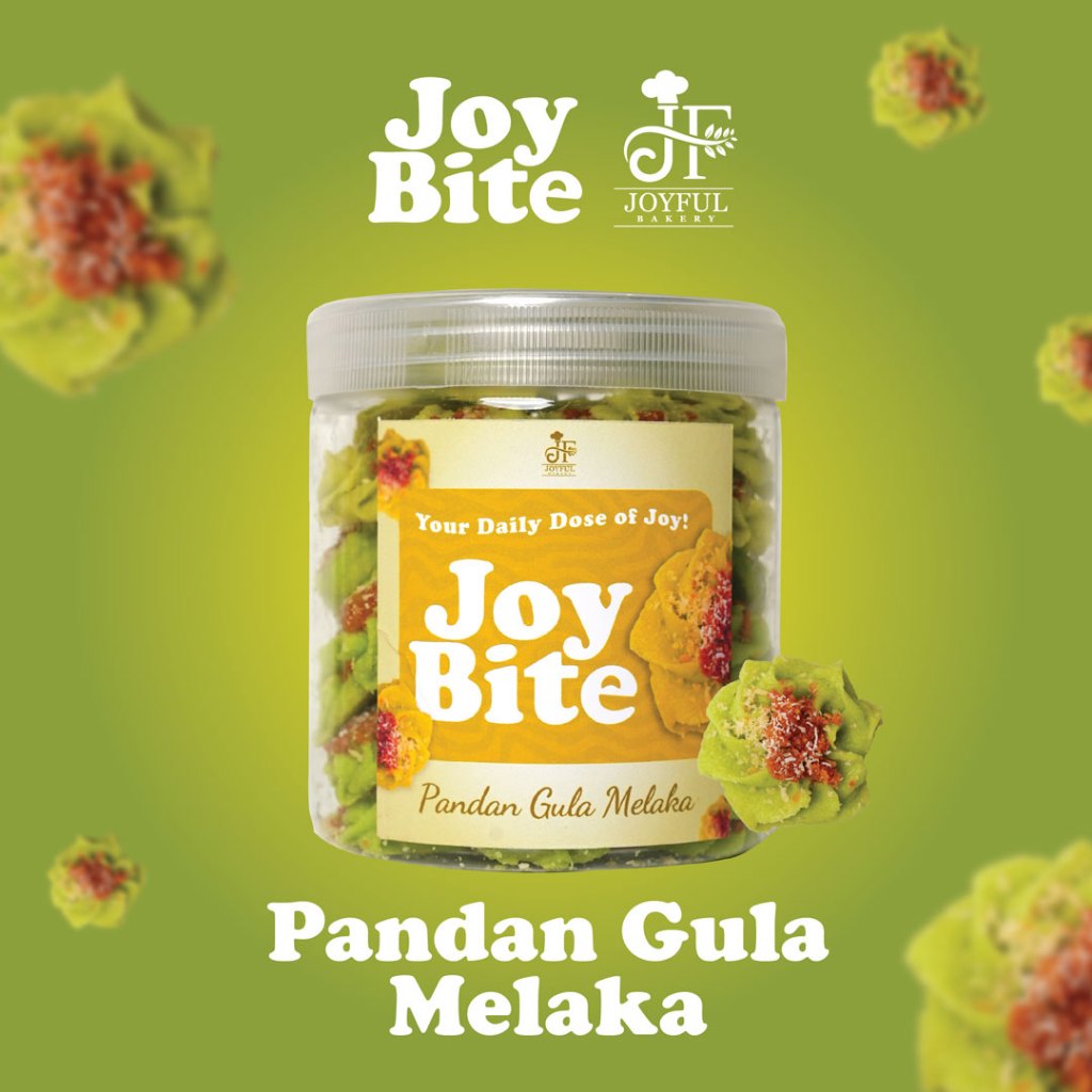 

Cookies Joybites Joyful Bakery - Pandan Gula Melaka