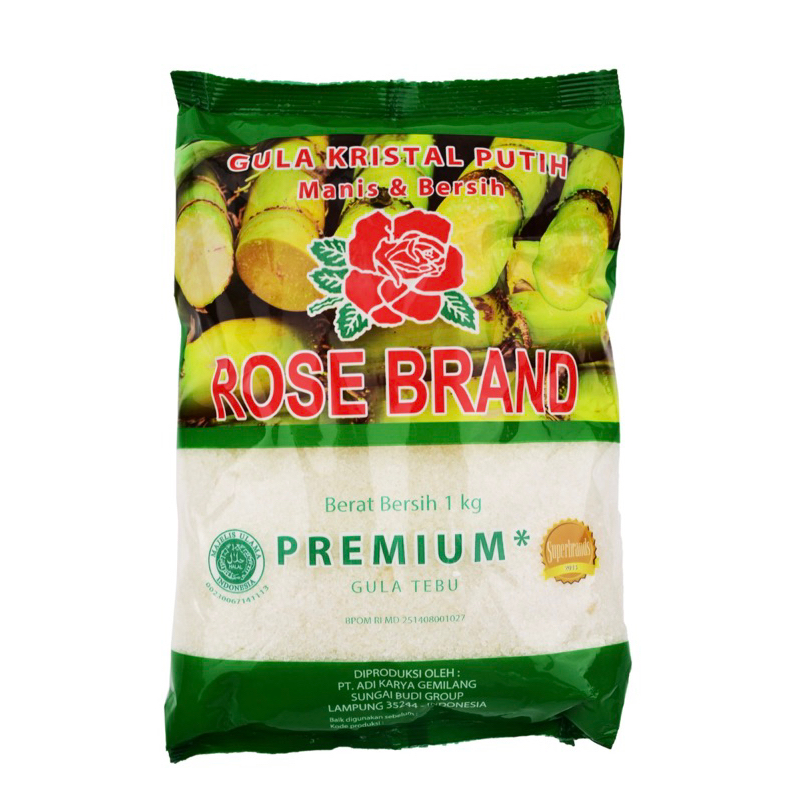 

Gula Pasir 1kg Rose Brand