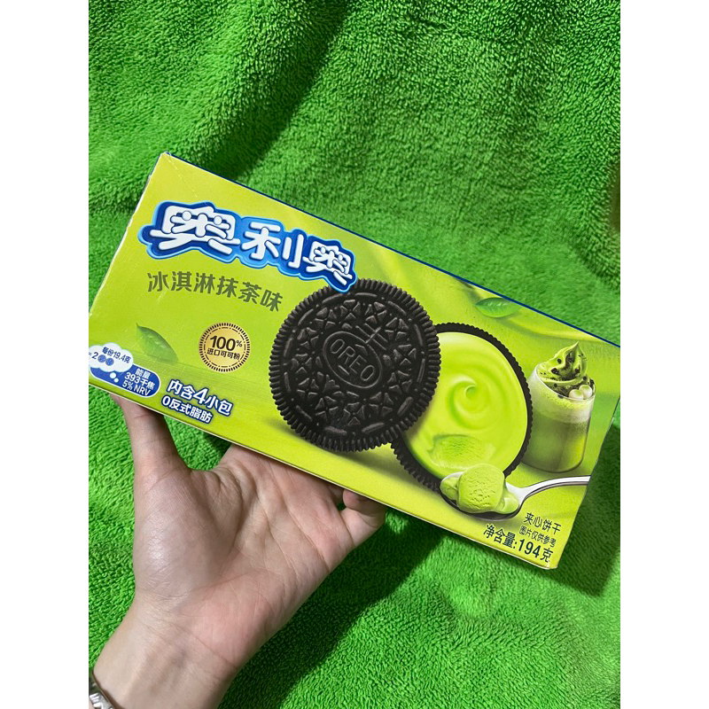 

[REALPIC] SNACK IMPORT OREO MATCHA 1 BOX ISI 4 PACK