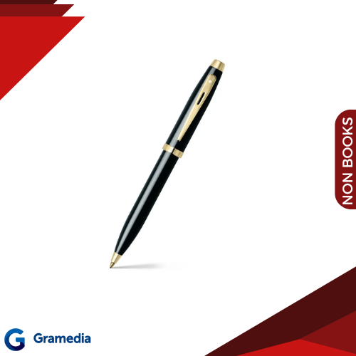 

Gramedia Medan - Sheaffer SGC 100 glossy black with gold Tone ballpoint (tinta kering)