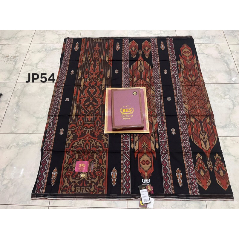 NEW - SARUNG TENUN BHS EXCELLENT JGP GRADE GOLD 100% ORIGINAL PRODUCT PT BEHAESTEX PUSAT SARUNG SERA