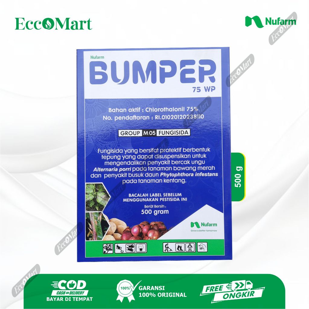Fungisida BUMPER 75 WP NUFARM 500 Gram