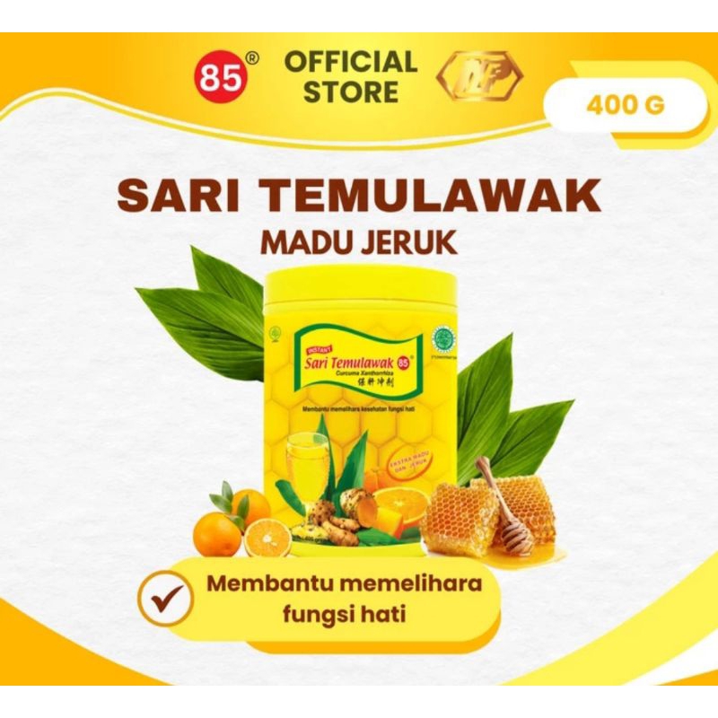 

DELI 85 SARI TEMULAWAK MADU JERUK 85 TOPLES