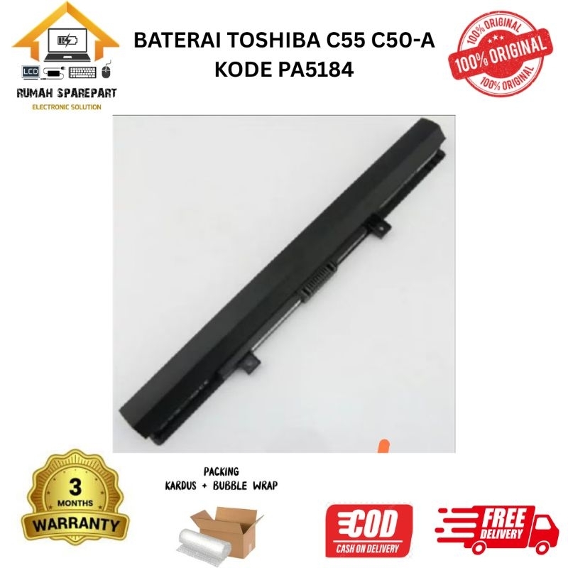 BATERAI TOSHIBA C55 C50-A KODE PA5184