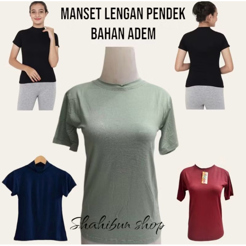 MANSET baju tangan pendek Rayon premium// Manset baju tangan pendek