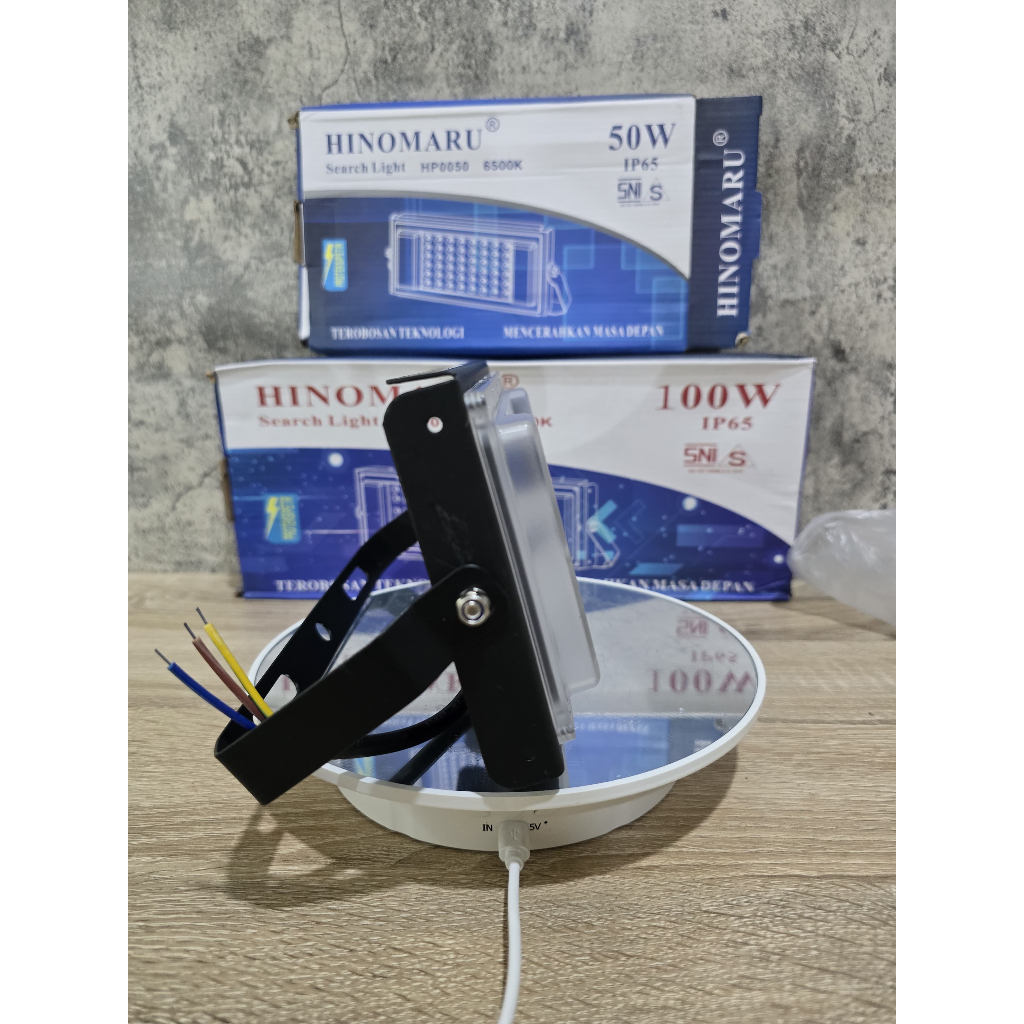 Shoporenku Hinomaru Lampu Sorot Led Slim 50W 100W / Lampu Tembak 50W 100W