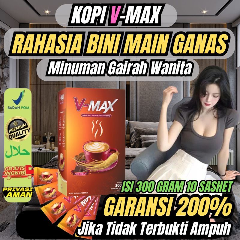 

KOPI V-MAX ORIGINAL KOPI STAMINA WANITA BPOM GAIRAH WANITA MOOD BOSTER RASA COKELAT HALAL