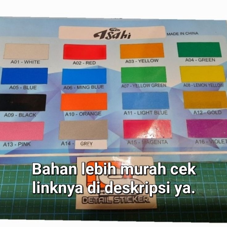 

Sticker Stiker Scotlight Scotlite Asahi Reflective meteran