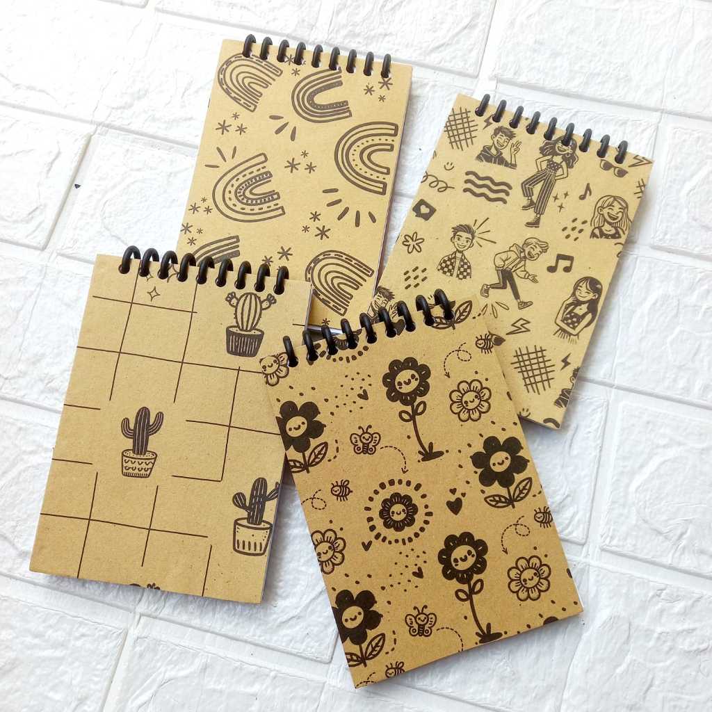 

Notebook Polos Ring Plastik Buka Tutup Cover Lapis Kertas Gambar A6 Isi 80 Lembar