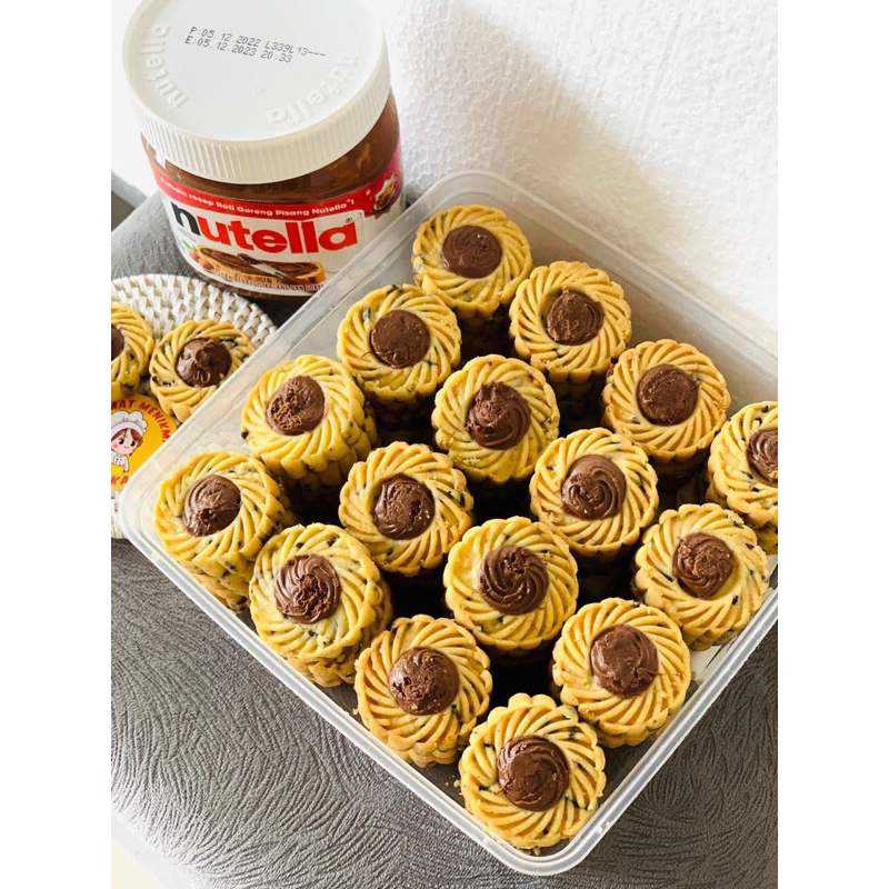

COOKIES COKELAT NUTELA
