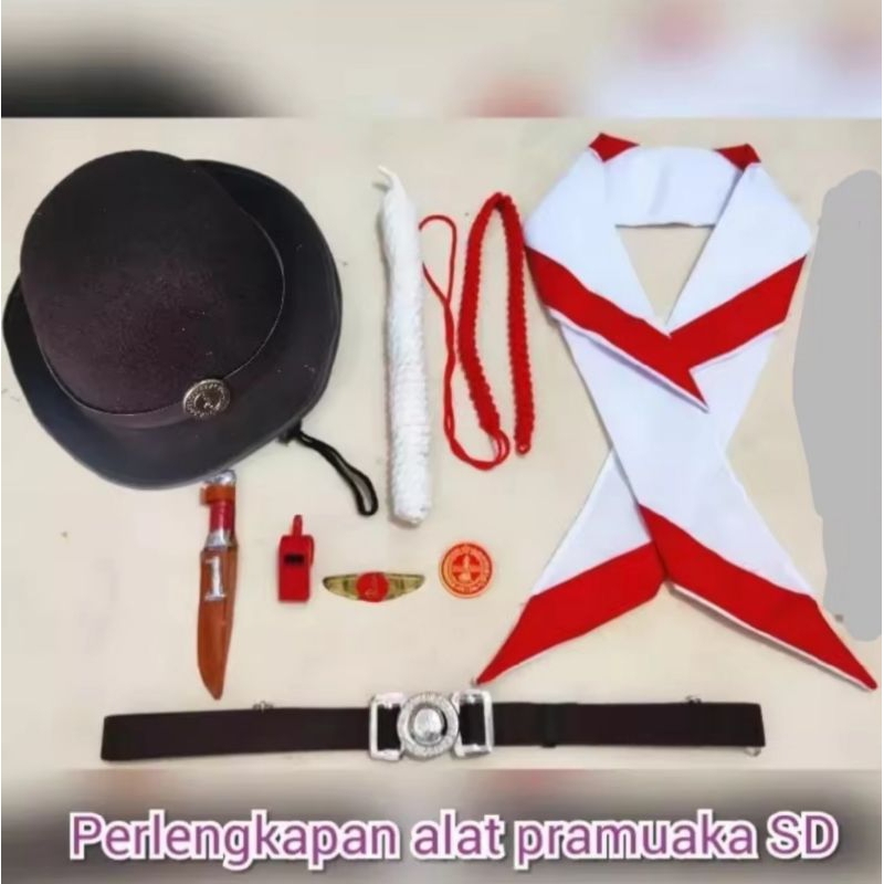 Perlengkapan Pramuka SD Set Lengkap Alat Pramuka Anak Perempuan