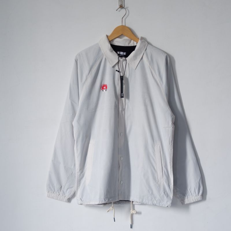 [MINUS] D-C Shoe Men Skate Coach Jacket Off White