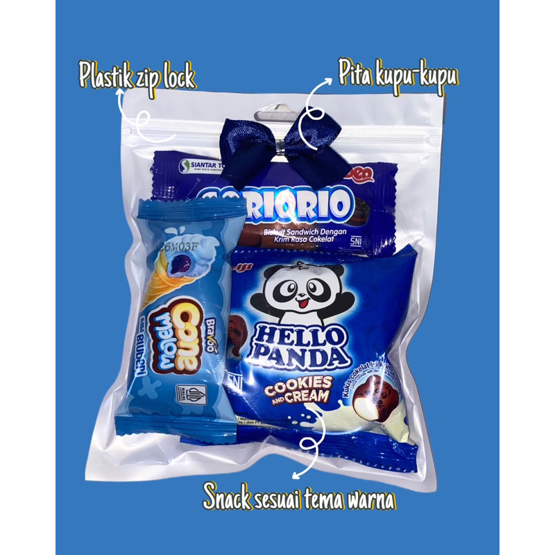 

Mini Gift Snack Tema Biru / Mini Snack Ultah / Mini Hampers / Souven