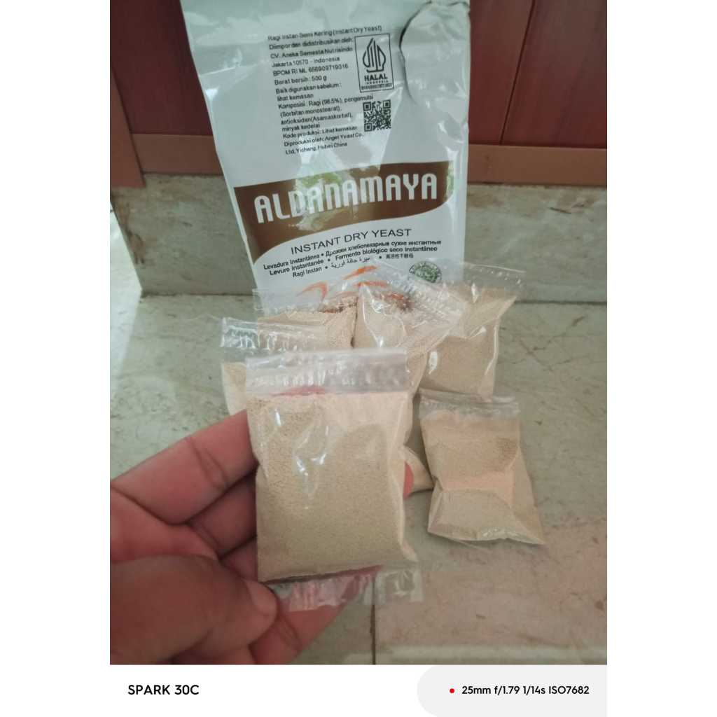 

Ragi instans Repack 20 gram Aldanamaya / ragi kue / ragi kering