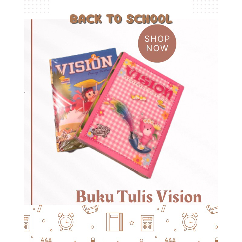 

BUKU TULIS VISION 1 PAK 32 38 58