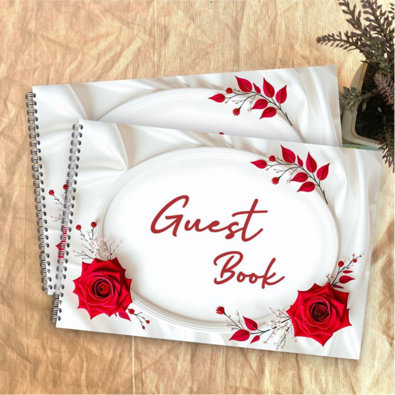 Buku tamu Pernikahan / Guest Book / Wedding / Buku Tamu Undangan Pesta Pernikahan / Buku Undangan Ta