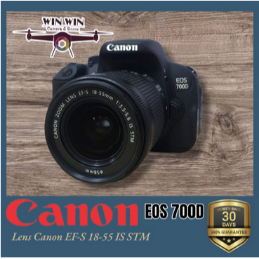 Kamera Camera DSLR Canon Eos 700D Lensa kit 18-55mm STM