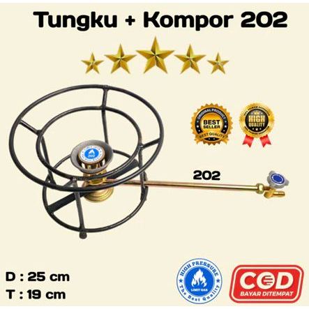 Kompor Mawar 202 + Tungku Bulat Kecil / Kompor Semawar 202 + Tungku Bulat Kecil / kompor mawar set /