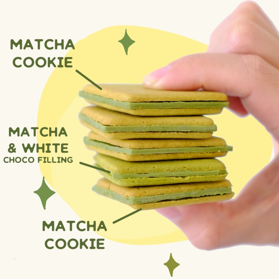 

Ukf5Pc6F4H (Kuliner.Kita) Cheese Cookie Sandwich / Choco / Matcha Kue Kering Keju Kue Khas Jepang