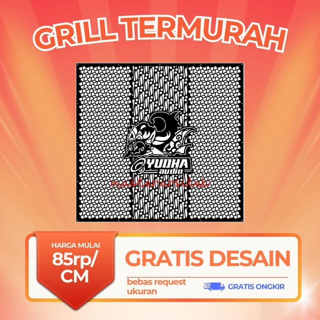 Grill Sound Tutup Box Audio Sound System Harga Termurah - GRATIS DESAIN