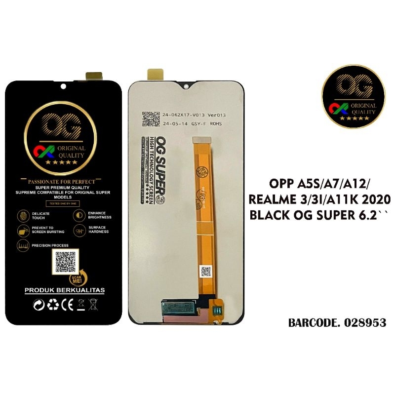 LCD + TOUHSCREEN OPPO A5S/A12/A11 OG SUPER