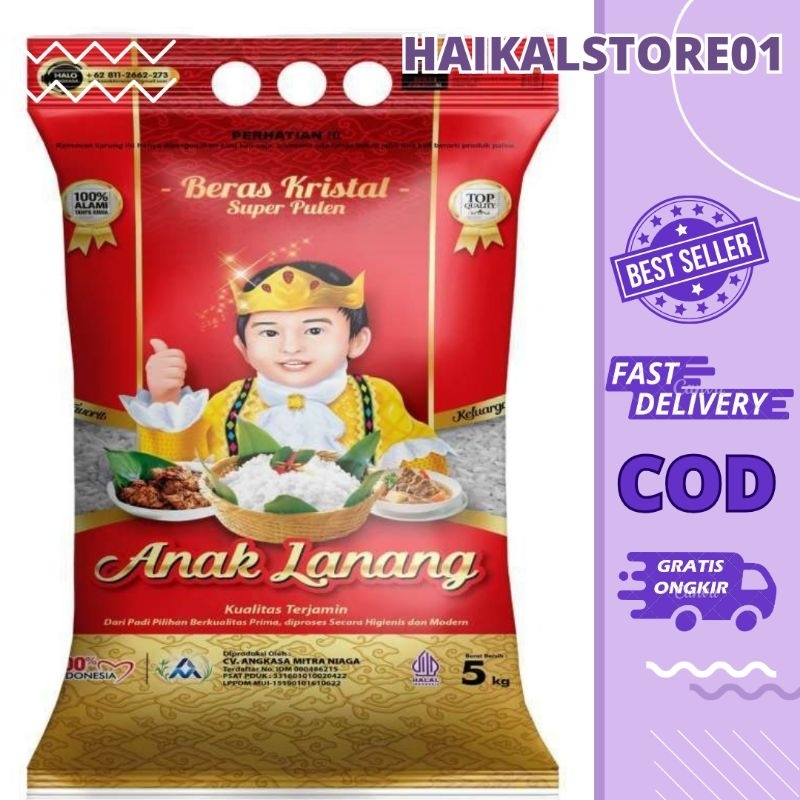 

ANAK LANANG beras premium kemasan 5kg (Terbaru Original)