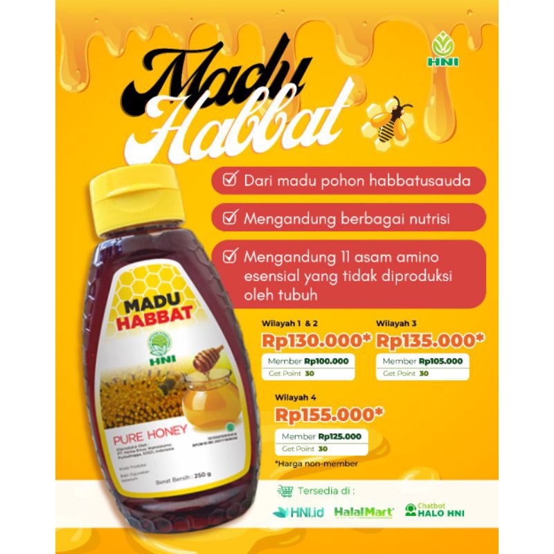 

Madu Habbat Madu Asli 100% | Bisa COD