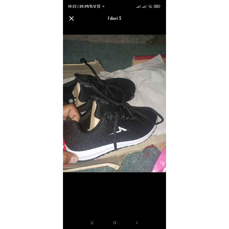 Sepatu Sekolah Ando ori size 34 / 32