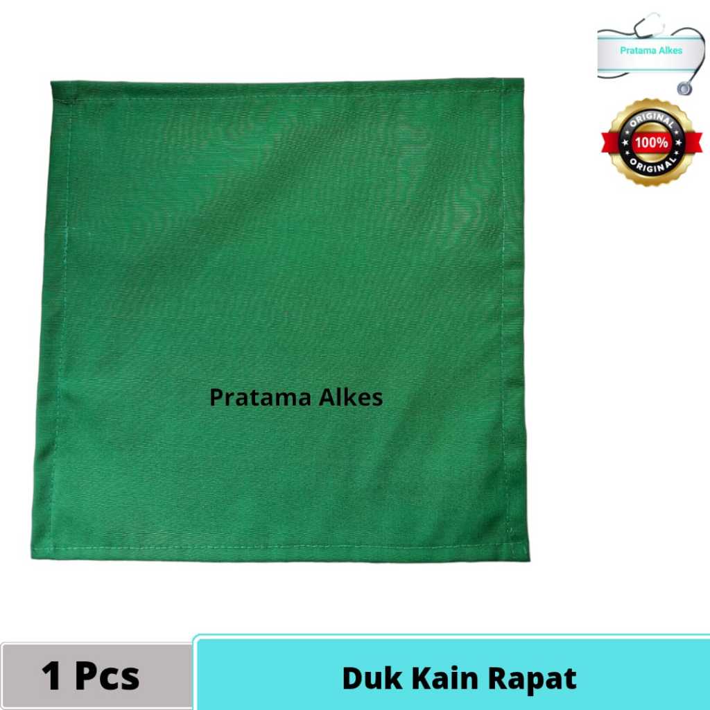 Duk Polos 25cm x 25cm / 30cm x 30cm Duk Hijau Non Steril / Duk Operasi / Duk Kain