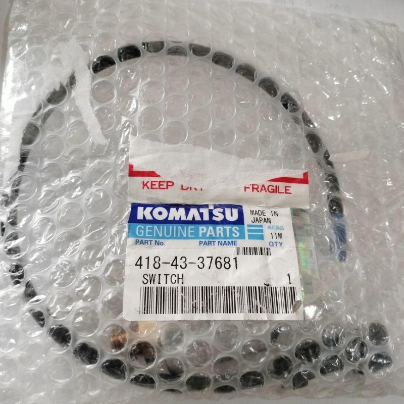 418-43-37681 SWITCH GENUINE PARTS KOMATSU