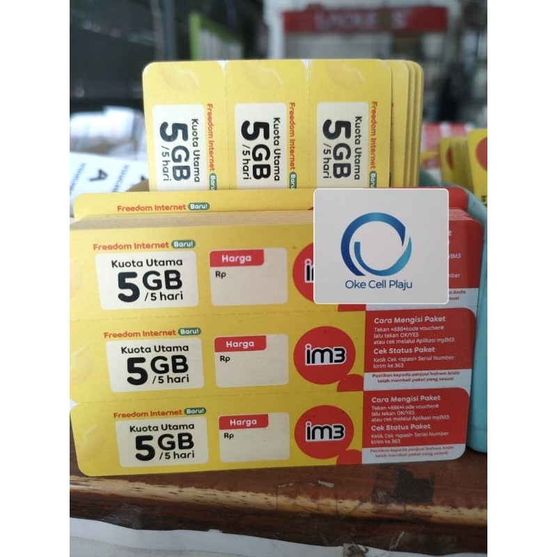 voucher Indosat 5GB 5hr