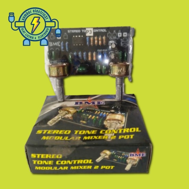 KIT STEREO TONE CONTROL MODULAR MIXER 2 POT BY BME PRODUCT