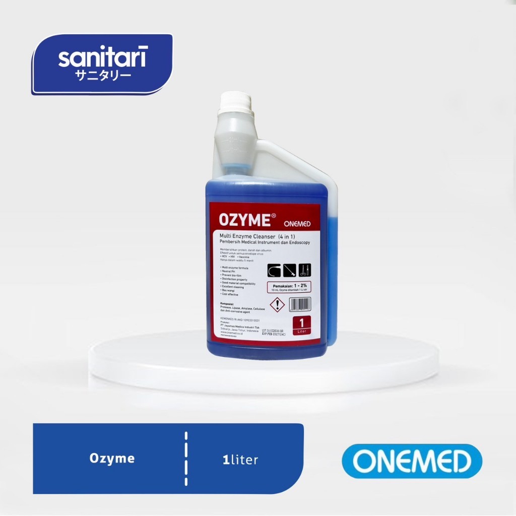 Ozyme ( multi enzym ) 1L Pembersih Instrument Desinfektan Antiseptik Antibakteri