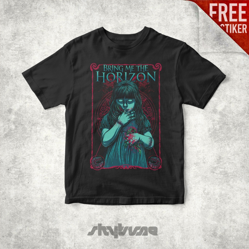 SKYTUNE - Tshirt Kaos BMTH Bring Me The Horizon Music Merch Reguler Size