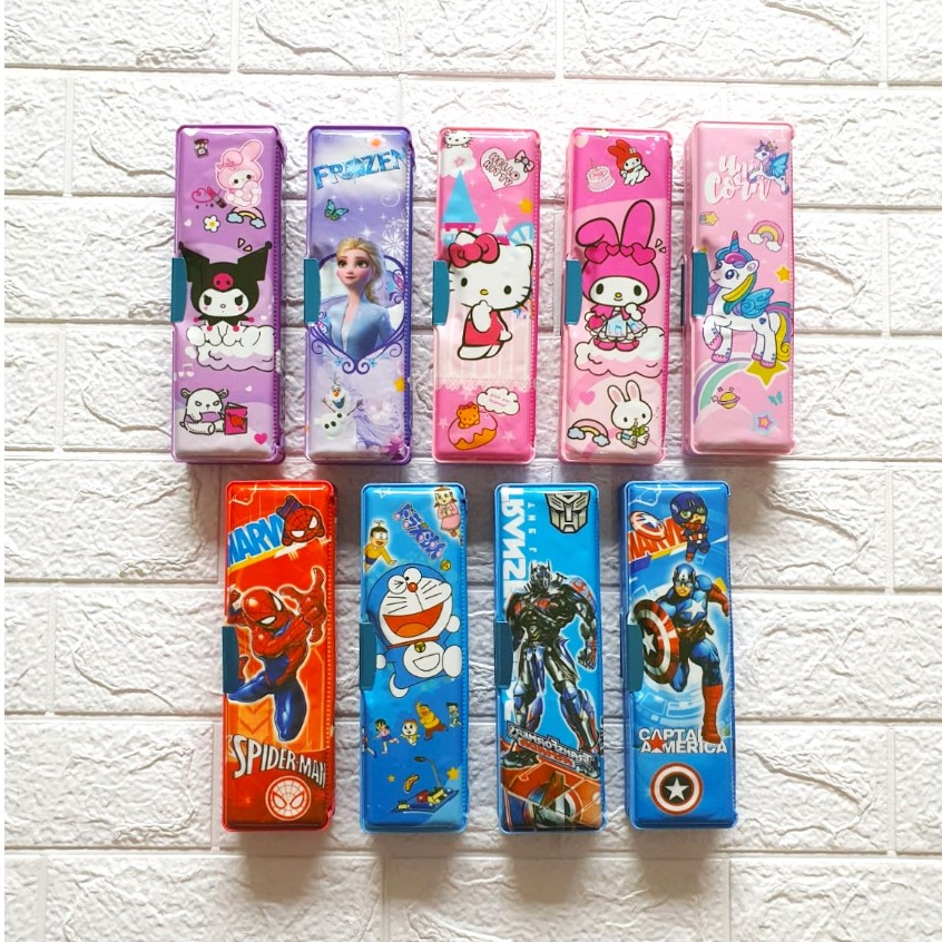 

Pencil Case Magnet Karakter Fancy KT-2218 / Tempat Pensil