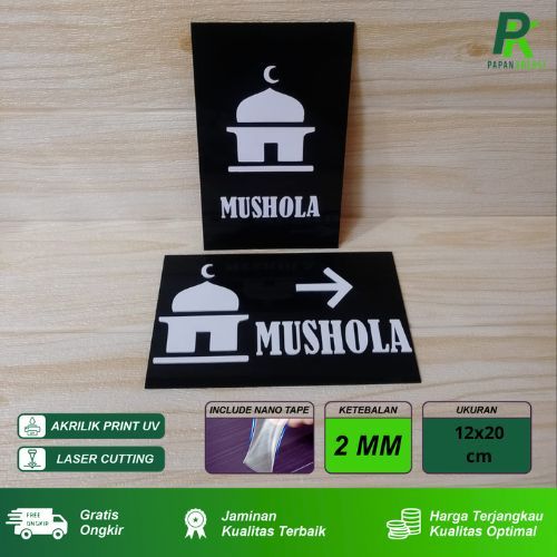 

Sign Board Papan Mushola Akrilik Huruf Timbul