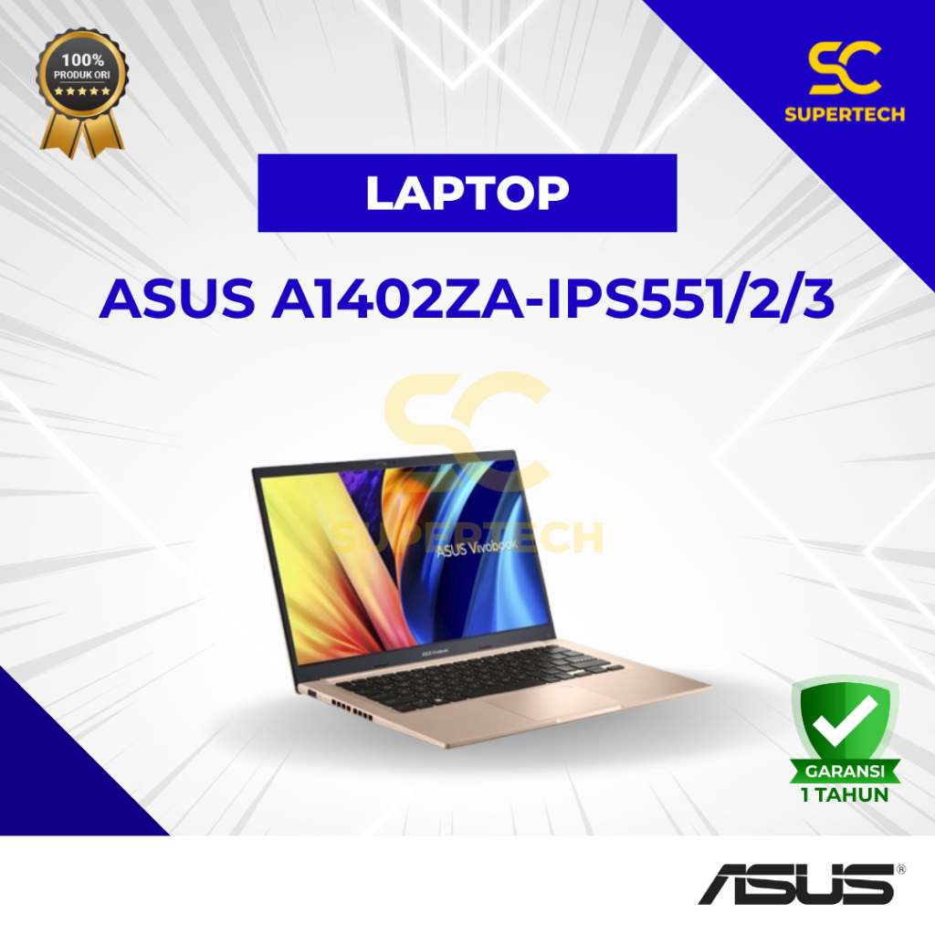Asus A1402ZA-IPS551/2/3 (I5-1235P-8-512-14-FHD Fingerprint)
