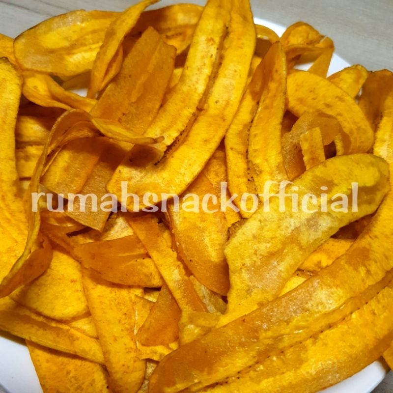 

KRIPIK PISANG MANIS - KRIPIK PISANG KEPOK PANJANG 500G