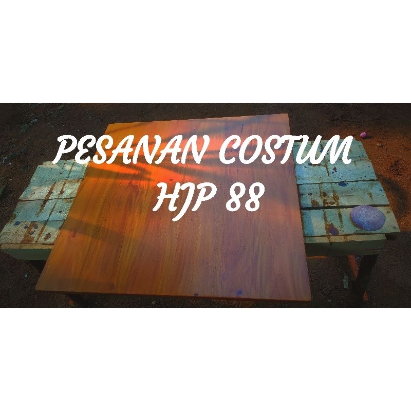 

add costum papan top table