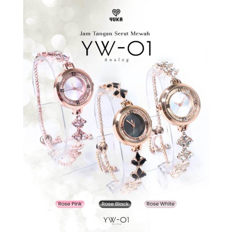 JAM TANGAN SERUT MEWAH (100% ORI by YUKA) - YW-01 ANALOG