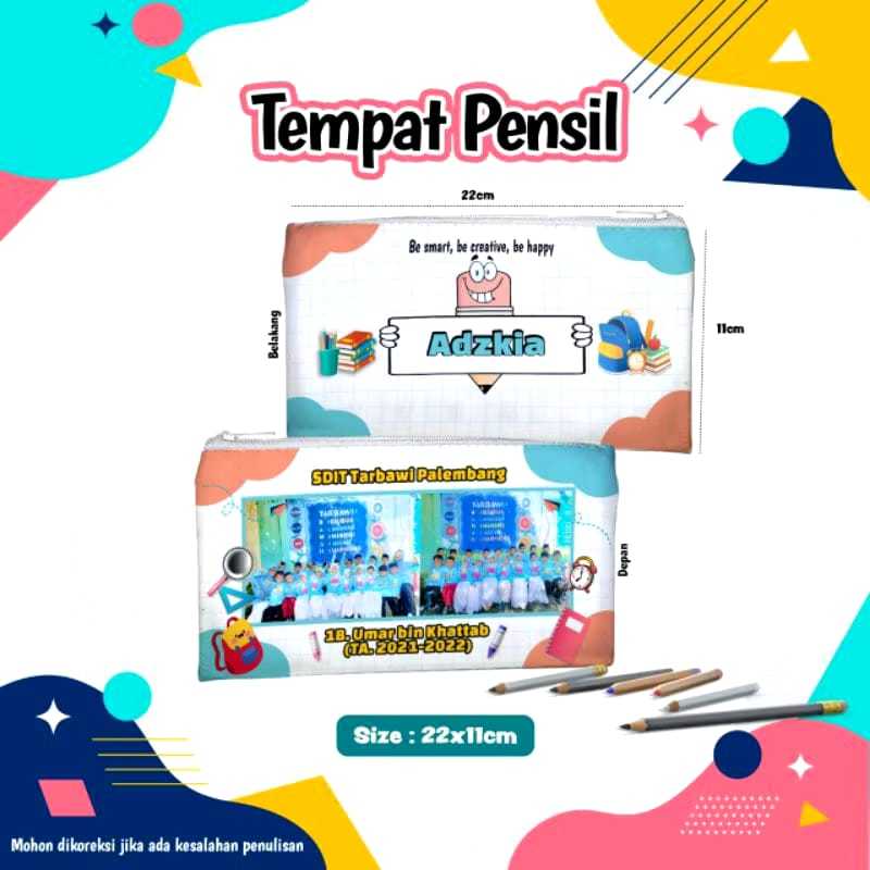 

Tempat Pensil Custom Gambar [Free Design] Nama Hadiah Kenaikan Kelas Wisuda Kelulusan KenangKenangan