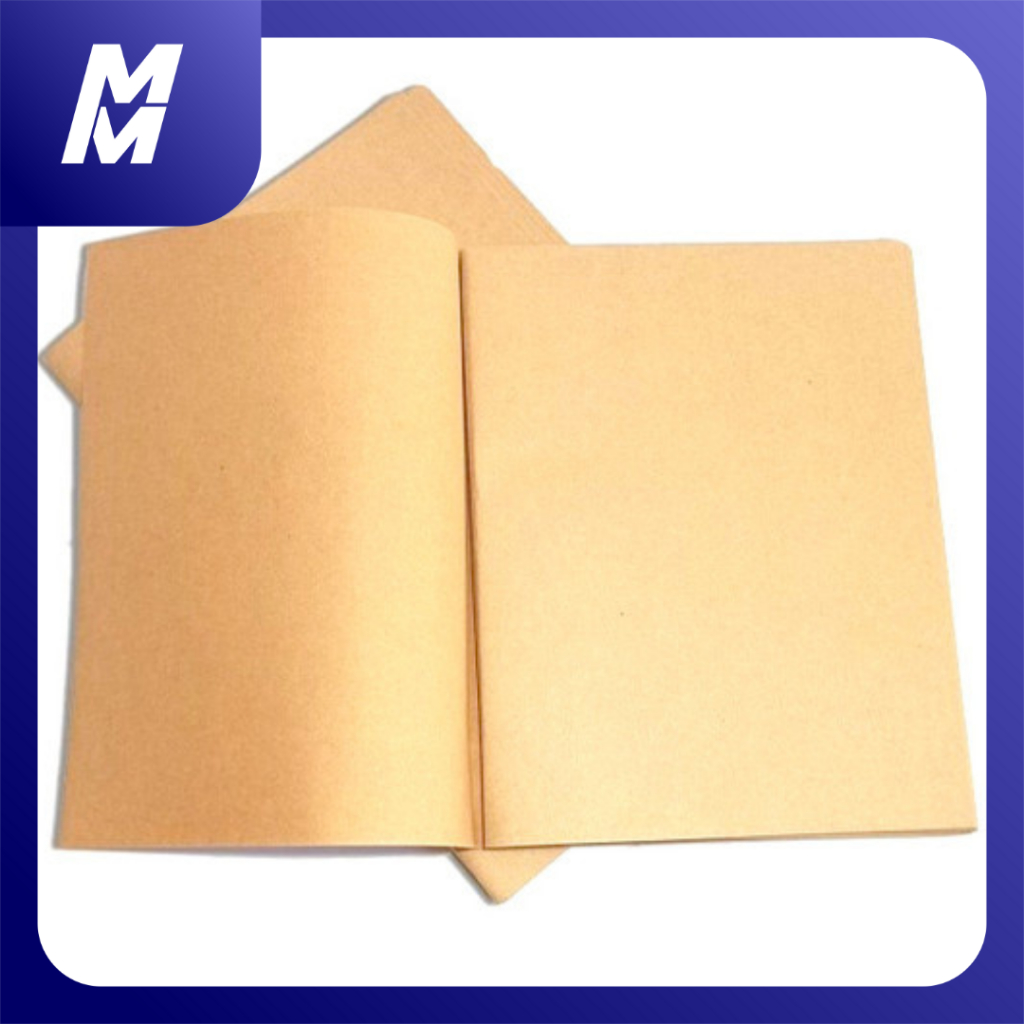 

SC Sampul Kertas Polos Buku Kwarto 38/58 Buku Catatan Ukuran Standard | Kertas Payung Coklat (1 lembar)