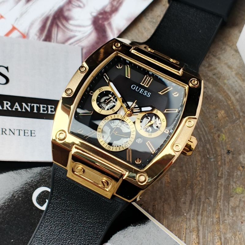 Jam Tangan Pria Guess Phoenix GW0202G1 Original Chronograph Day Date Aktif