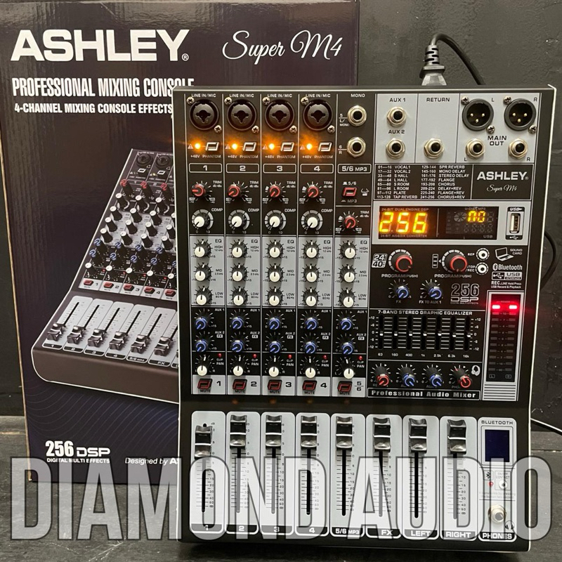 mixer ashley super m4 original 6 channel Ashley Super M 4