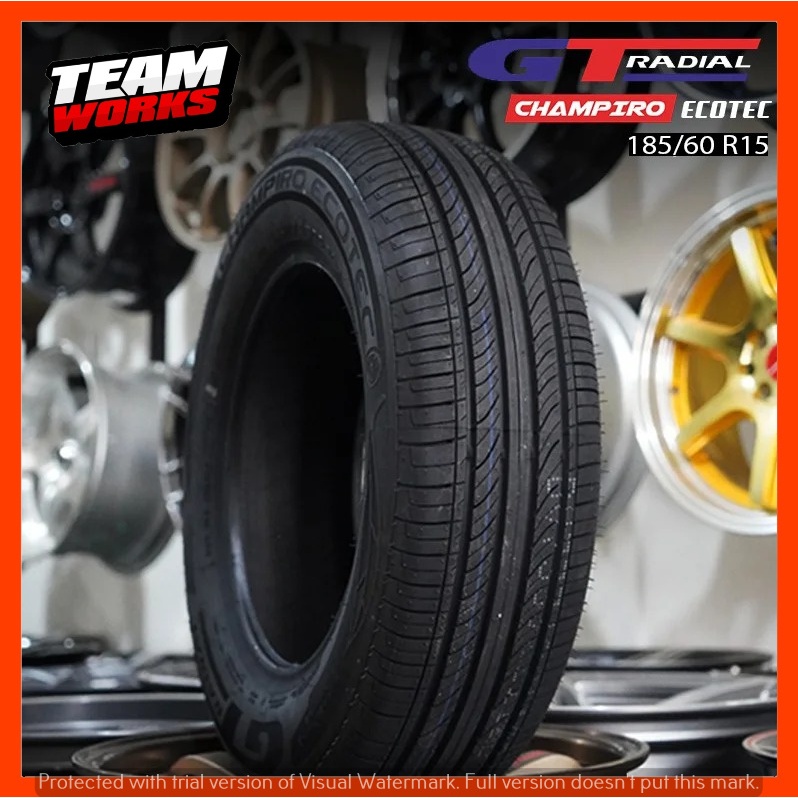 Ban Mobil Tubles Ring15 Merk GT Radial Champiro Ecotec Ukuran 185/60 R15 Ban Radial Produksi Lokal