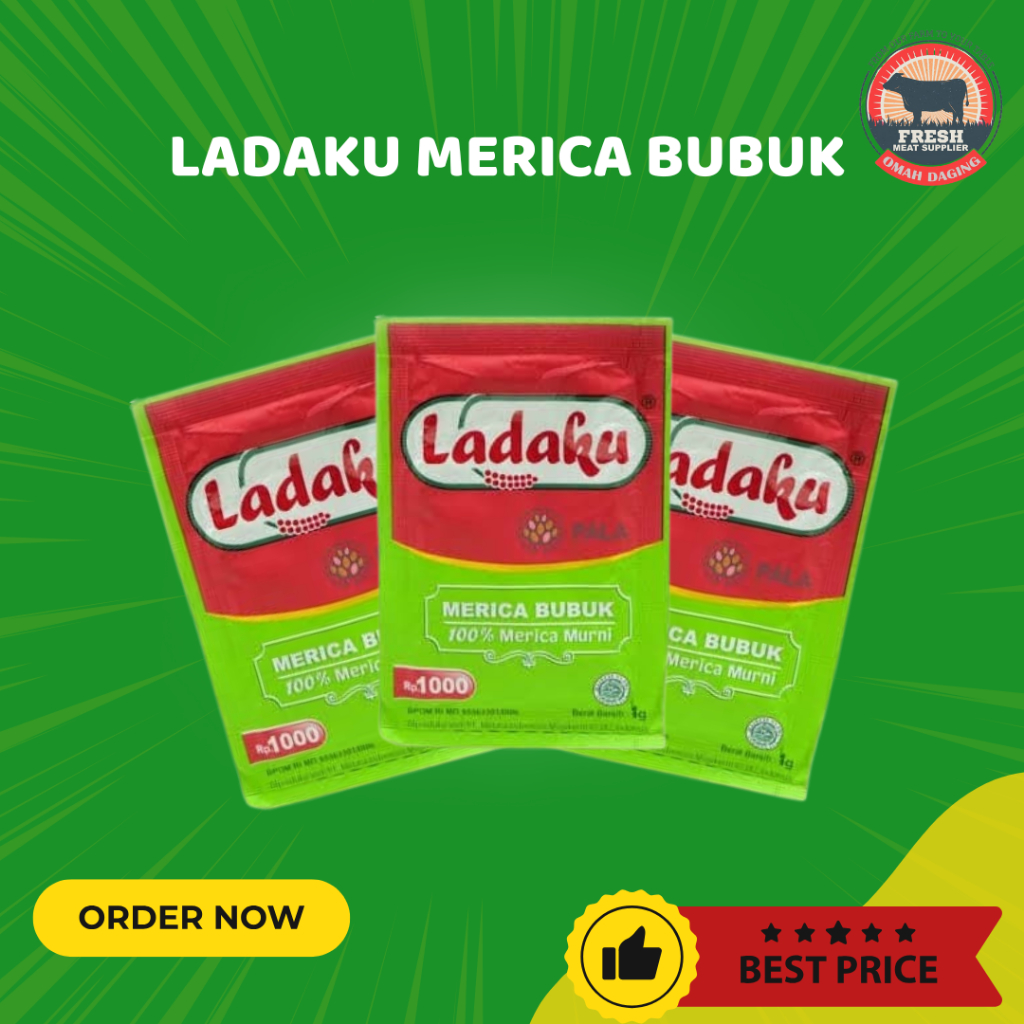 

Ladaku Merica Bubuk Sachet 2.5 Gram