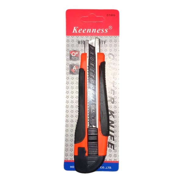 

Keenness Pisau Cutter / Cutter Besar/ Silet Pemotong Kertas Kater Potong Utility Cutter gagang karet